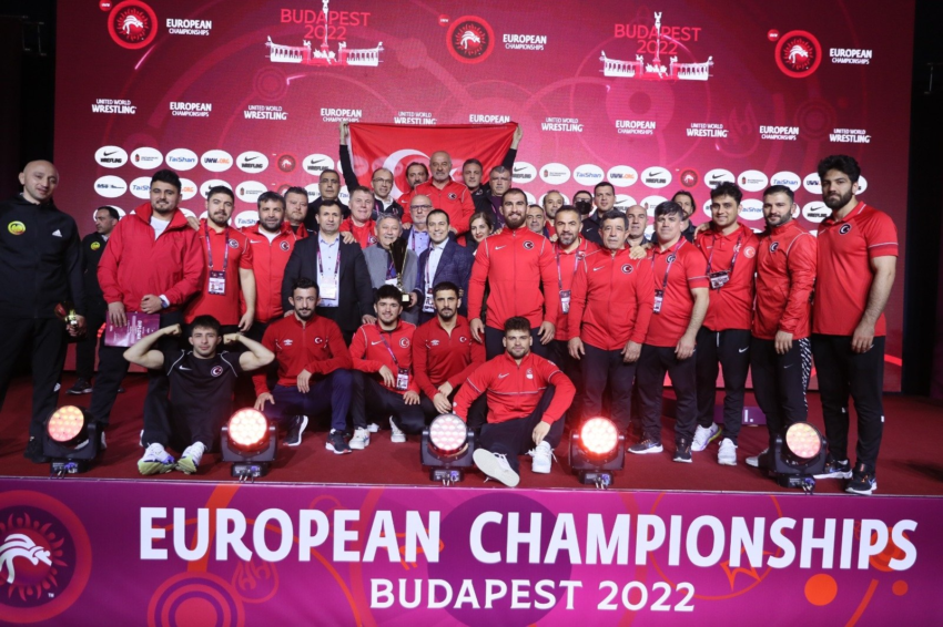 Akgül wins 9th European wrestling title, and runner-up Turkey wins 101st gold